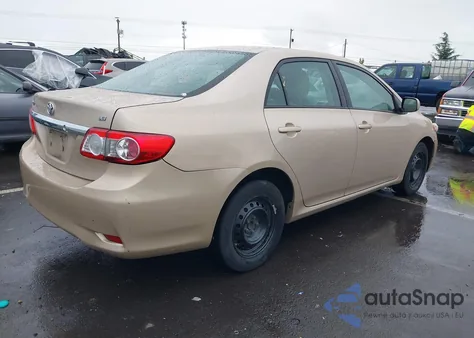 2011 Toyota Corolla Le z USA, uszkodzony, nr VIN 2T1BU4EE4BC566860